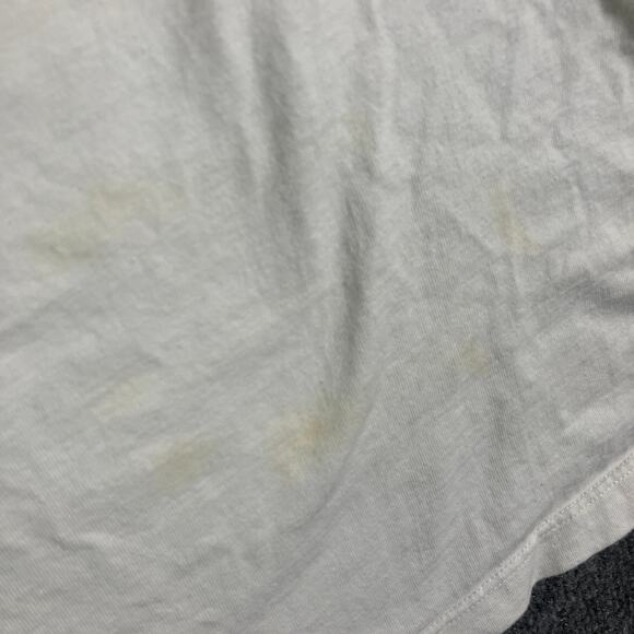 BX Sports TShirt Mens 2XL White Beige New York Graphic Vintage Raglan - Picture 6 of 8